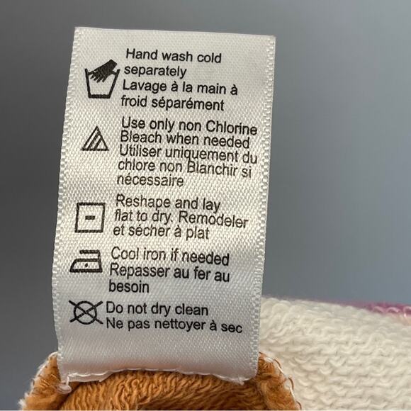 L*Space Home Stretch Colorblock Stripe Jogger Sweatpants Mauve Tan White - Picture 7 of 10